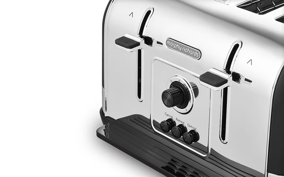 Morphy Richards Venture Toaster 4-Slice Black product image