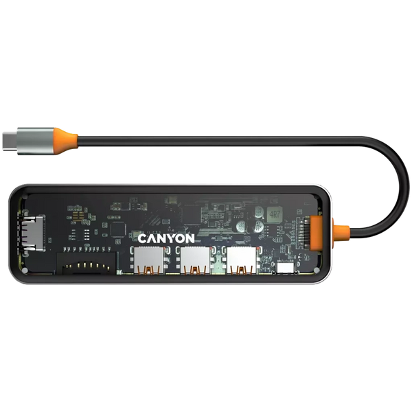 Canyon 7 PORT USB-C HUB DS-13 | CNS - TDS13 Canyon USB Hub Euronics Ireland