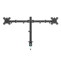 Groov-e Universal Dual Desktop Monitor Arm Black - official product image