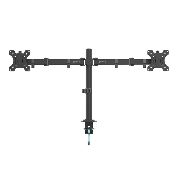 Groov-e Universal Dual Desktop Monitor Arm Black - official product image