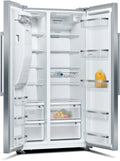 Bosch Series 6 KAD93AIERG American Side by Side Fridge Freezer in Stainless Steel