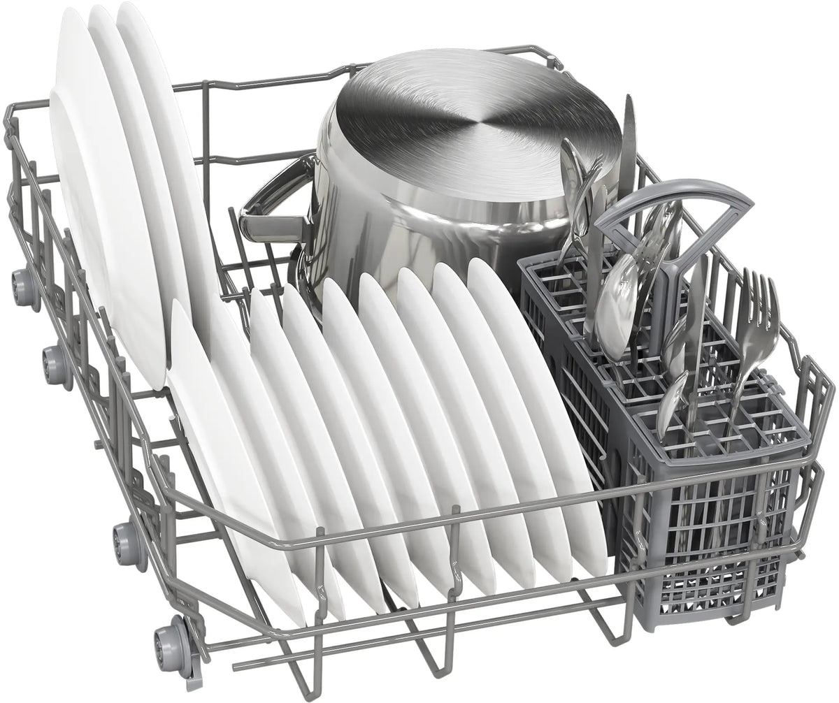 Bosch SPS2IKW01G Series 2 freestanding 45cm slimline dishwasher in White