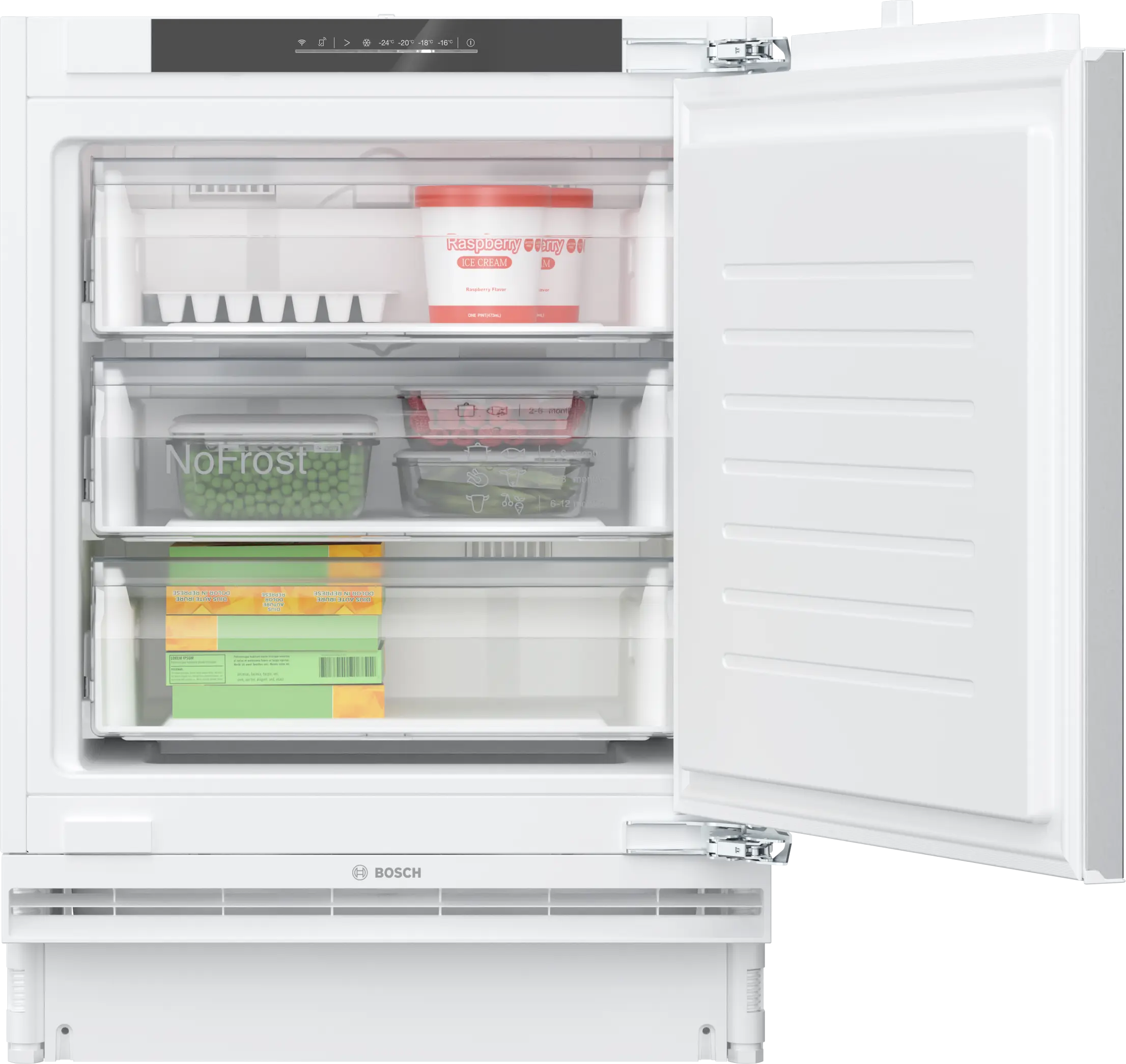 Bosch GUN21VFE0G Series 4 built-under integrated NoFrost freezer