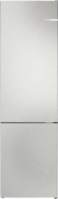 Bosch KGN392LBFG Series 4 freestanding fridge freezer in Stainless Steel Look