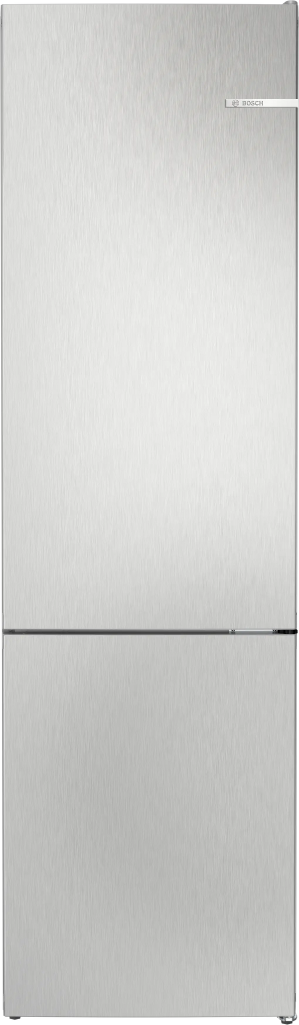 Bosch KGN392LBFG Series 4 freestanding fridge freezer in Stainless Steel Look