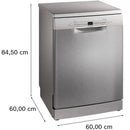 Bosch Series 2 free-standing dishwasher 60 cm Brushed steel anti-fingerprint | SMS2HVI67G Bosch Dishwasher Euronics Ireland