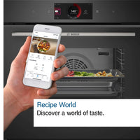 Bosch Series 8 Built-in oven 60 x 60 cm Black | HBG7741B1B Bosch Oven Euronics Ireland