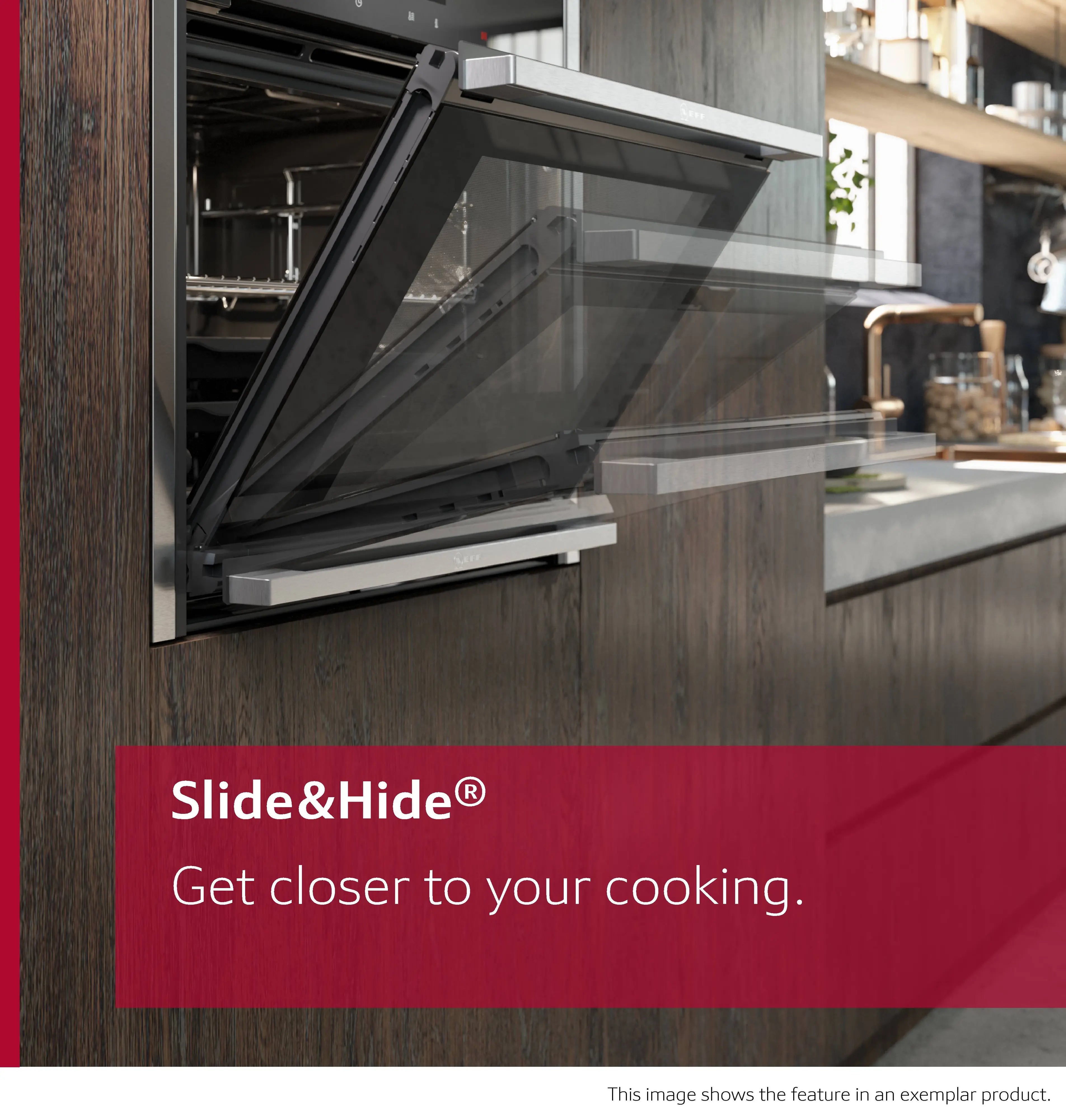 NEFF N50 Slide&Hide built-in single oven B4ACF1AN0B in Stainless Steel