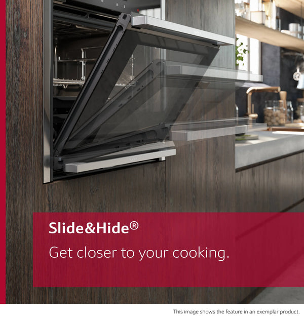 NEFF N50 Slide&Hide built-in single oven B4ACF1AN0B in Stainless Steel