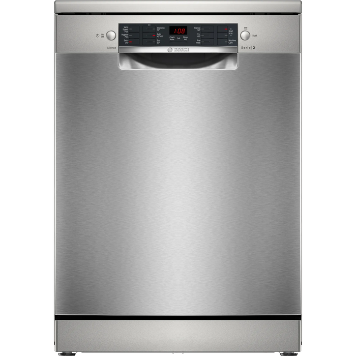 Bosch Series 2 free-standing dishwasher 60 cm Brushed steel anti-fingerprint | SMS26AI08G