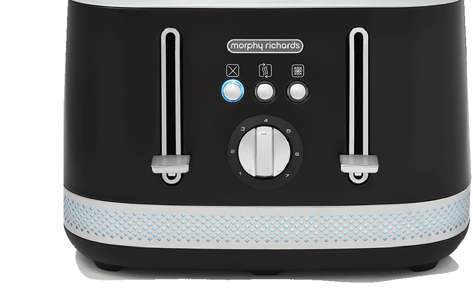 Morphy Richards Illumination Toaster 4-Slice Matt Black product image