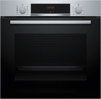Bosch Series 4 Built-In Single Oven with Added Steam - Stainless Steel | HQA534BS3B