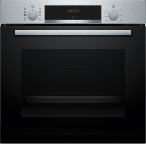 Bosch Series 4 Built-In Single Oven with Added Steam - Stainless Steel | HQA534BS3B