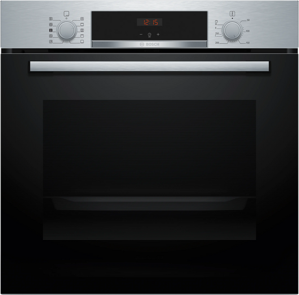 Bosch Series 4 Built-In Single Oven with Added Steam - Stainless Steel | HQA534BS3B