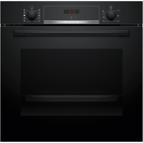 Bosch Series 4 Built-in oven with added steam function 60 x 60 cm Black | HQA534BB3B Bosch Oven Euronics Ireland