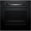Bosch Series 4 Built-in oven with added steam function 60 x 60 cm Black | HQA534BB3B Bosch Oven Euronics Ireland