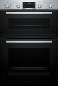 Bosch Series 6 MBA578BS7B Built-In Double Oven with Pyrolytic Cleaning in Stainless Steel