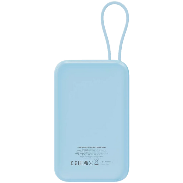 Canyon Power Bank OnPower 10,000 mAh | CNS-CPB101BL Canyon Powerbank Euronics Ireland