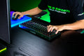 Razer BlackWidow V4 Tenkeyless HyperSpeed Wireless Gaming Keyboard, Orange Switch, UK Layout, Black product image