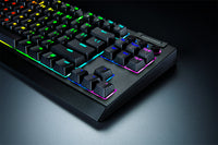 Razer BlackWidow V4 Tenkeyless HyperSpeed Wireless Gaming Keyboard, Orange Switch, UK Layout, Black product image
