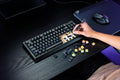 Razer BlackWidow V4 Tenkeyless HyperSpeed Wireless Gaming Keyboard, Orange Switch, UK Layout, Black product image