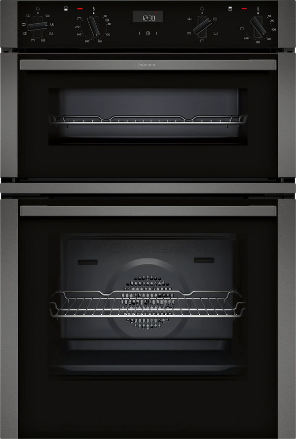 NEFF N50 U1ACE2AG3B built-in double oven in Graphite-Grey