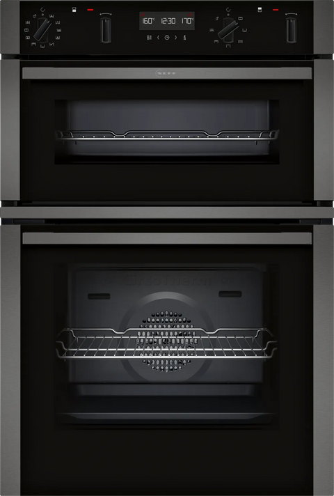 Neff N70 Built-In Double Oven – Graphite Grey | U2ACH7AG7B