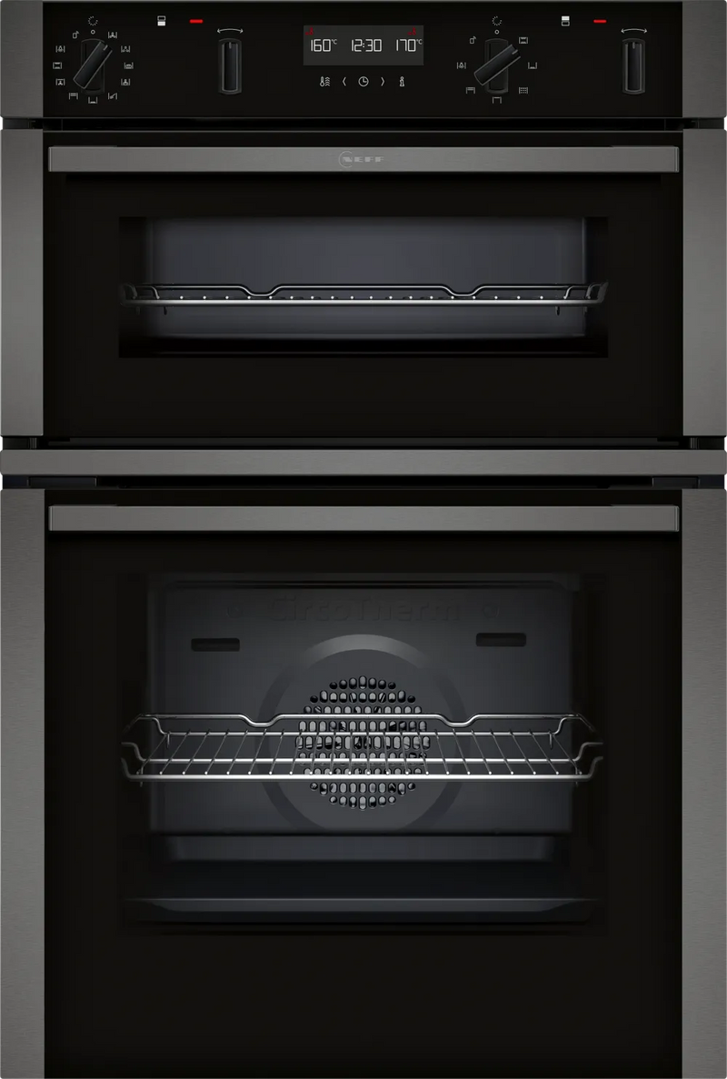 Neff N70 Built-In Double Oven – Graphite Grey | U2ACH7AG7B