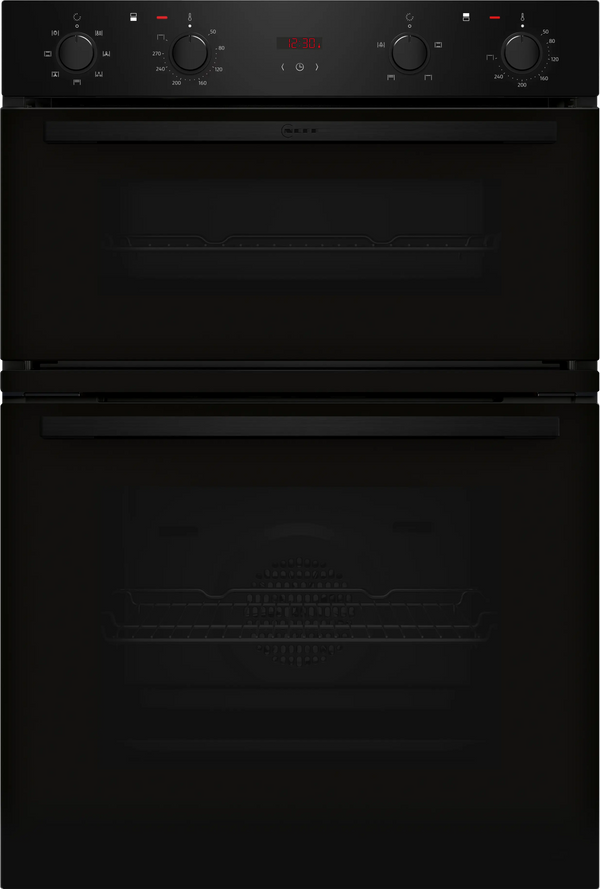 NEFF N30 U1DCC0AK3B built-in double oven in Black