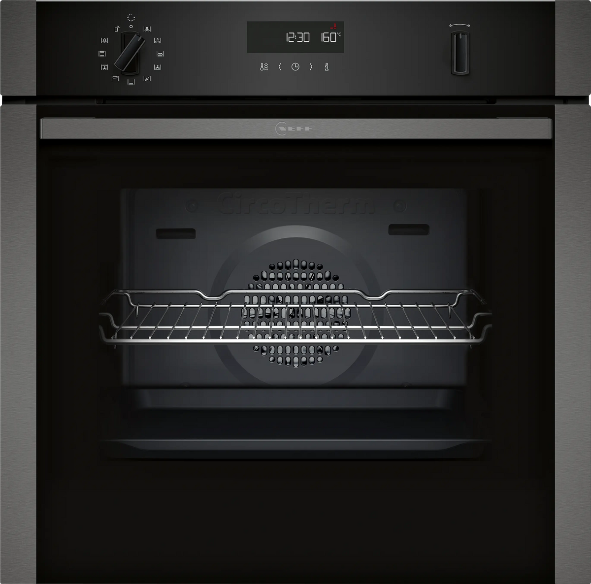 NEFF N50 built-in smart single oven B2ACH7AG7B in Graphite-Grey
