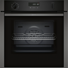 NEFF N50 Slide&Hide Pyrolytic Single Oven - Graphite-Grey | B6ACH7AG7B