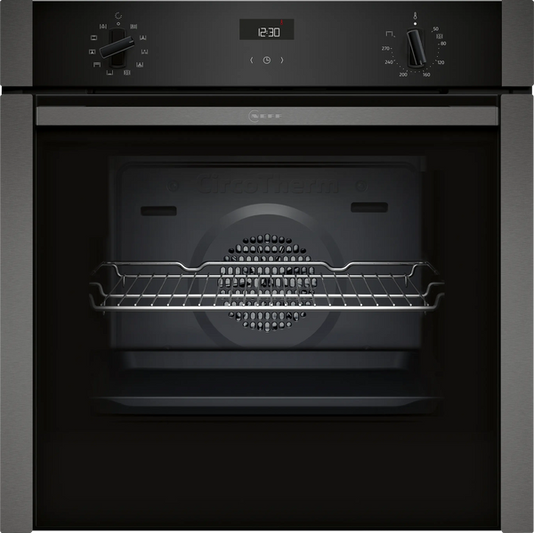 NEFF N50 Slide&Hide built-in single oven B3ACE4AG3B in Graphite-Grey