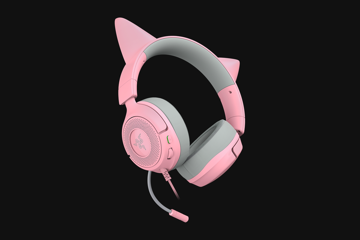 Razer Kraken Kitty V3 X Wired Gaming Headset, Quartz product image
