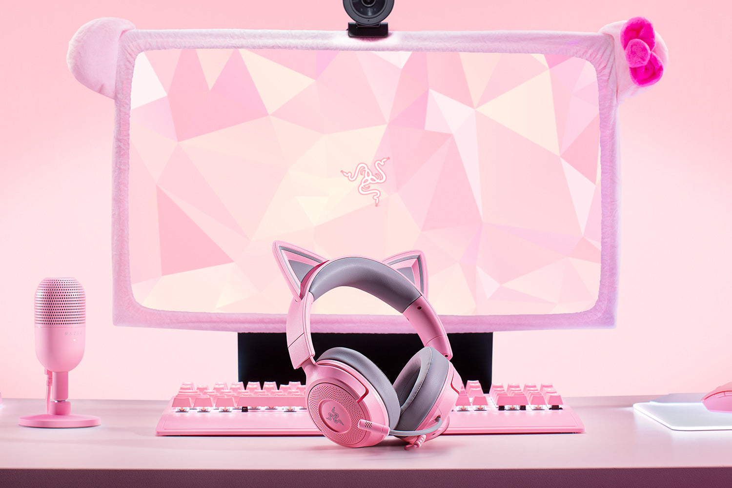 Razer Kraken Kitty V3 X Wired Gaming Headset, Quartz product image