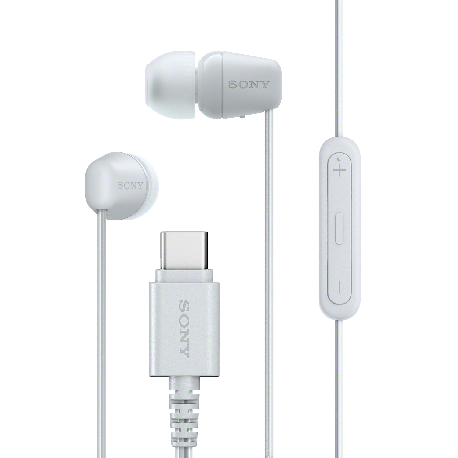 Sony IER-EX15C USB-C Wired In-Ear Earphones - White - alternate product view