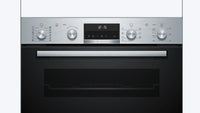 Bosch Series 6 MBA578BS7B Built-In Double Oven with Pyrolytic Cleaning in Stainless Steel