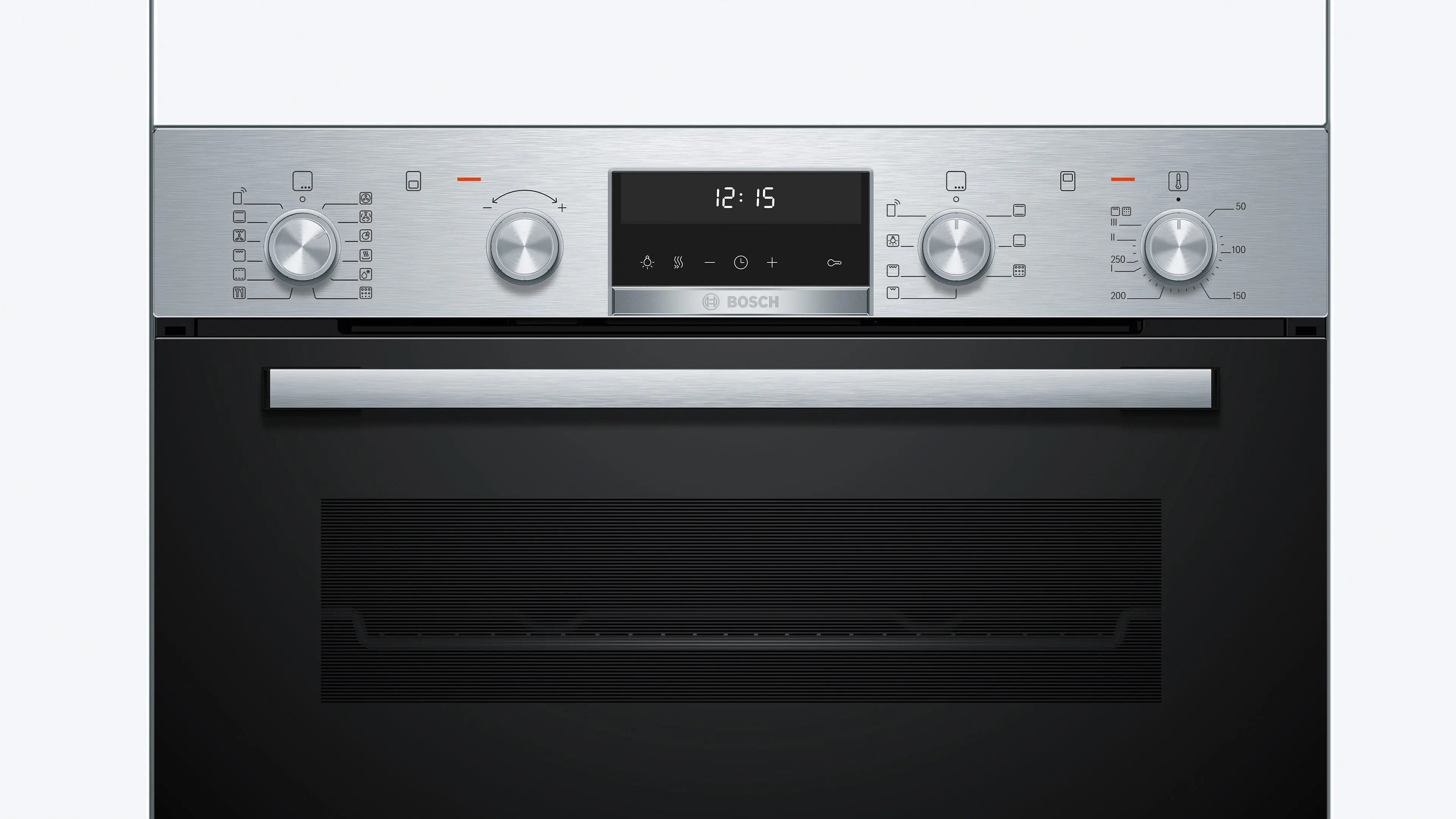 Bosch Series 6 MBA578BS7B Built-In Double Oven with Pyrolytic Cleaning in Stainless Steel
