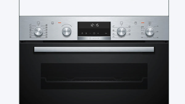 Bosch Series 6 MBA578BS7B Built-In Double Oven with Pyrolytic Cleaning in Stainless Steel