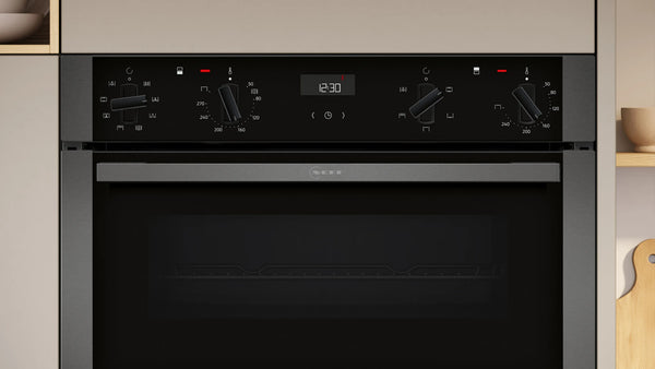 NEFF N50 U1ACE2AG3B built-in double oven in Graphite-Grey