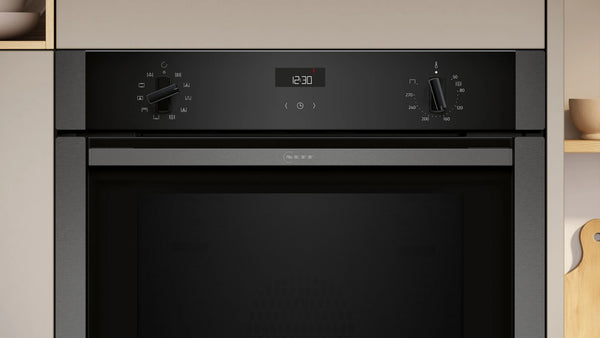 NEFF N50 Slide&Hide built-in single oven B3ACE4AG3B in Graphite-Grey