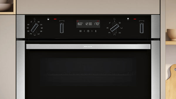 NEFF N50 U2ACH7AN7B built-in double oven in Stainless Steel
