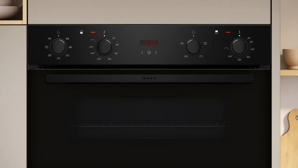 NEFF N30 U1DCC0AK3B built-in double oven in Black