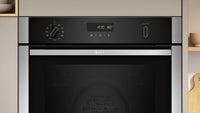 NEFF N50 B6ACH7AN7B Slide&Hide pyrolytic single oven in Stainless Steel