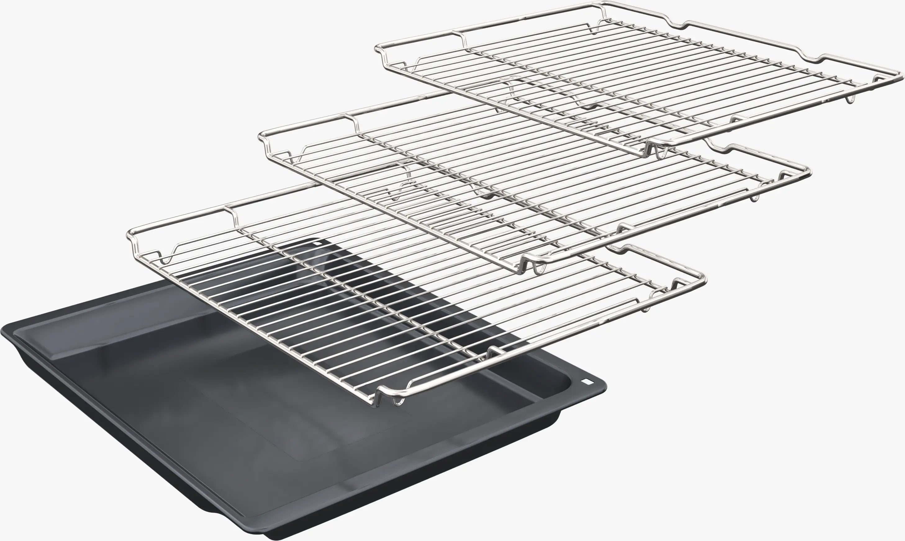 Bosch Series 6 MBA578BS7B Built-In Double Oven with Pyrolytic Cleaning in Stainless Steel
