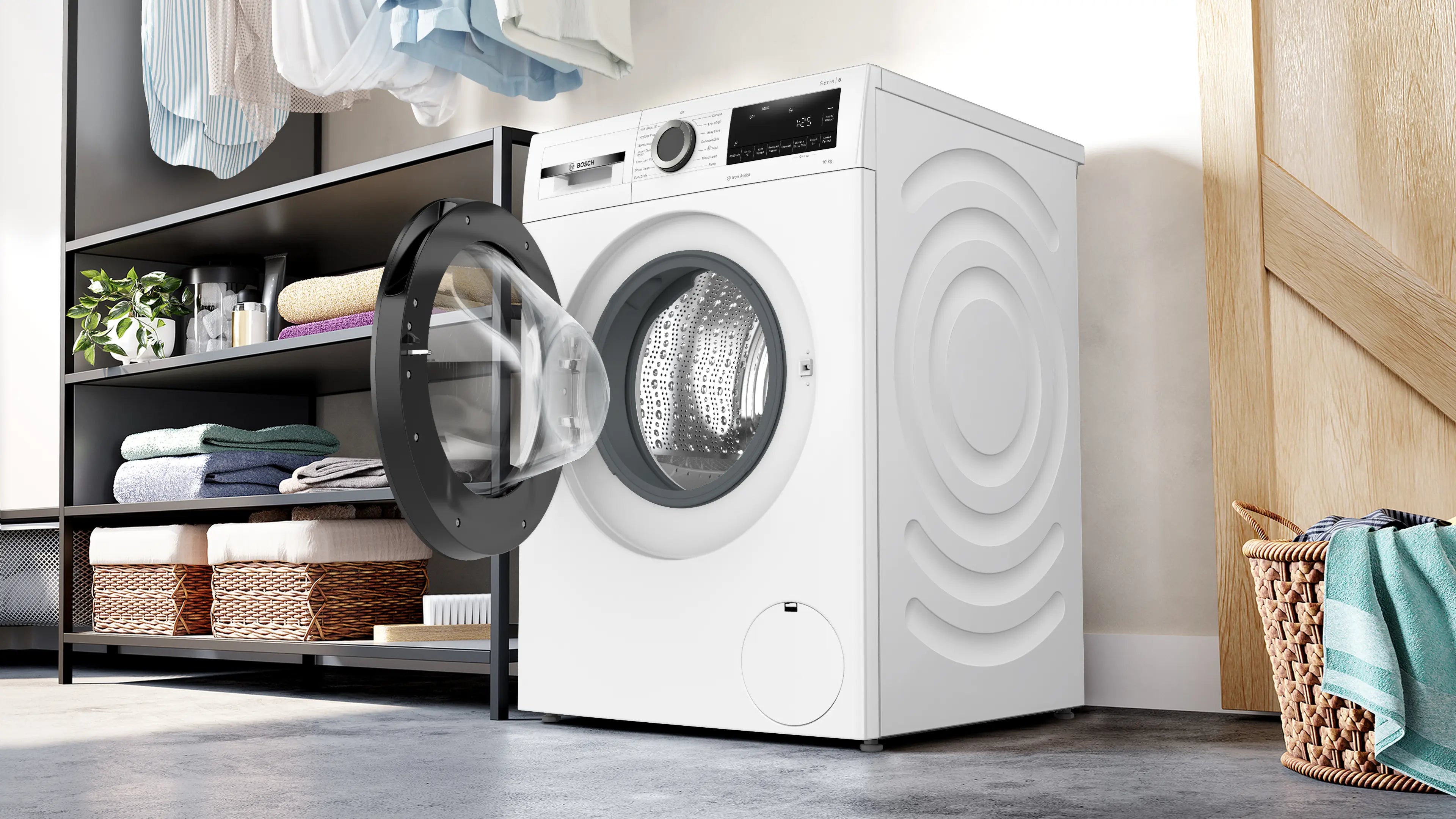 Bosch WGG254Z1GB Series 6 freestanding 10kg washing machine in White