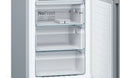Bosch KGN392LEBG Series 4 freestanding fridge freezer in Stainless Steel Look