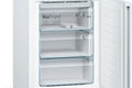 Bosch KGN392WEBG Series 4 freestanding fridge freezer in White