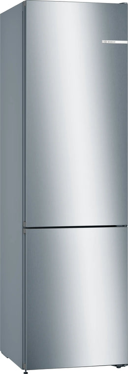 Bosch Series 4 Freestanding 60cm Fridge Freezer - Stainless Steel Look | KGN392LEBG