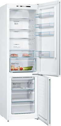 Bosch KGN392WEBG Series 4 freestanding fridge freezer in White