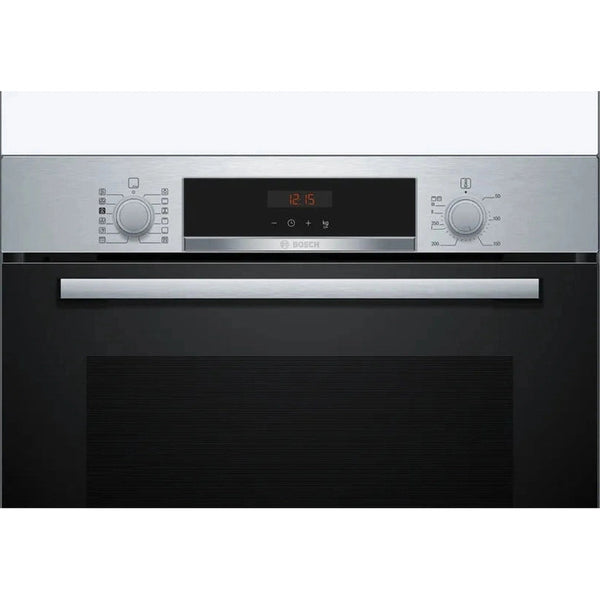 Series 4 Built-in oven with added steam function 60 x 60 cm Stainless steel | HQA574BS3B Bosch Oven Euronics Ireland
